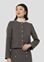 Veste Vesna grise en toile compacte Gris TARA JARMON
