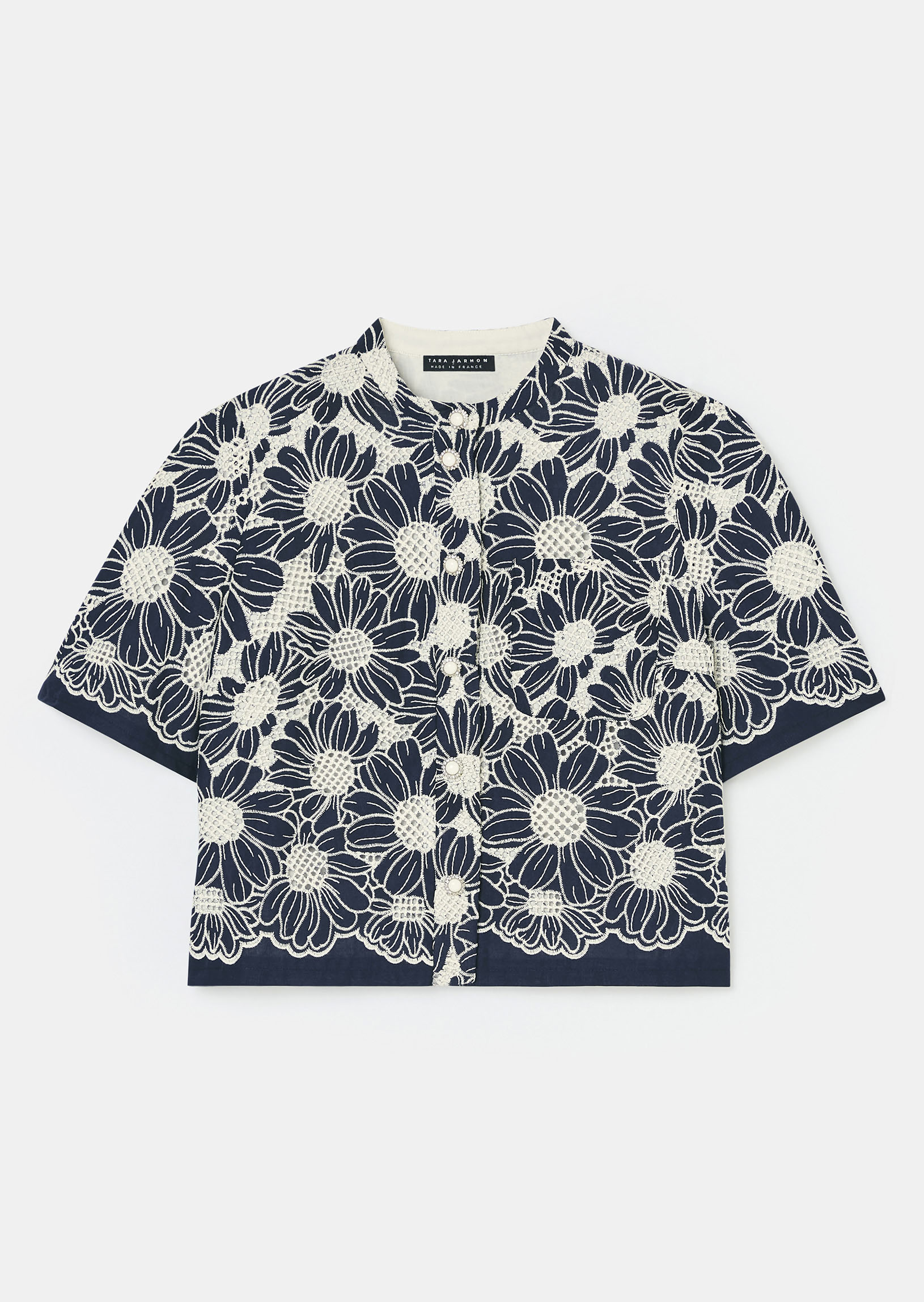 Chemisier Floral Imprimé Blanc Et Noir INC International Concepts, Taille 2 (XS), Neuf Avec étiquette