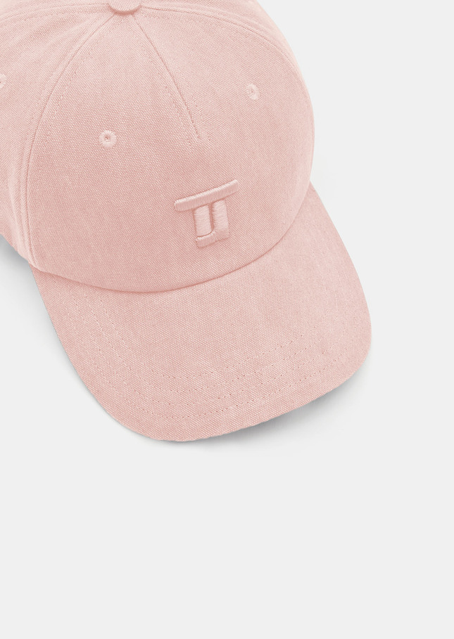 Casquette Carole rose en denim Blush TARA JARMON