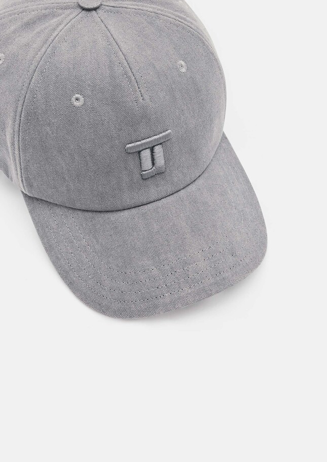 Casquette Carole grise en denim Gris TARA JARMON