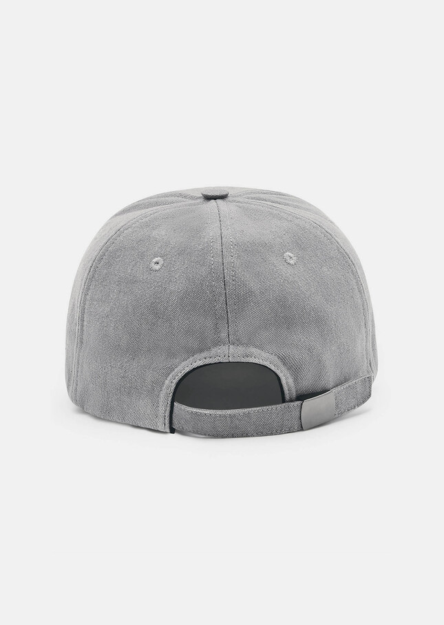 Casquette Carole grise en denim Gris TARA JARMON