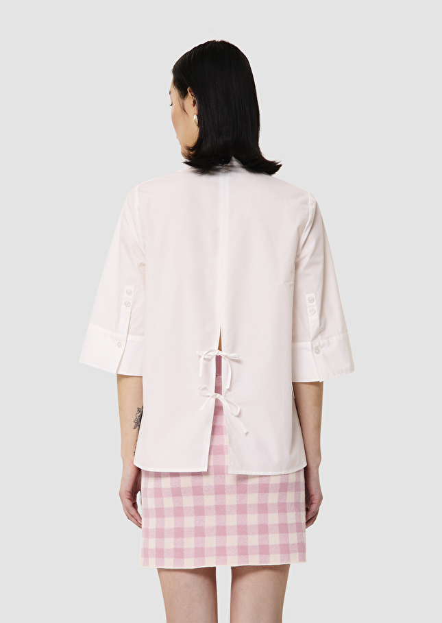 Chemise Clem blanche en popeline Blanc TARA JARMON