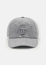Casquette Carole grise en denim Blush, Gris TARA JARMON