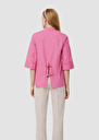 Chemise Clem rose en popeline Blanc, Rose TARA JARMON