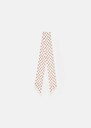 Foulard Emma écru imprimé mini coeurs Craie TARA JARMON