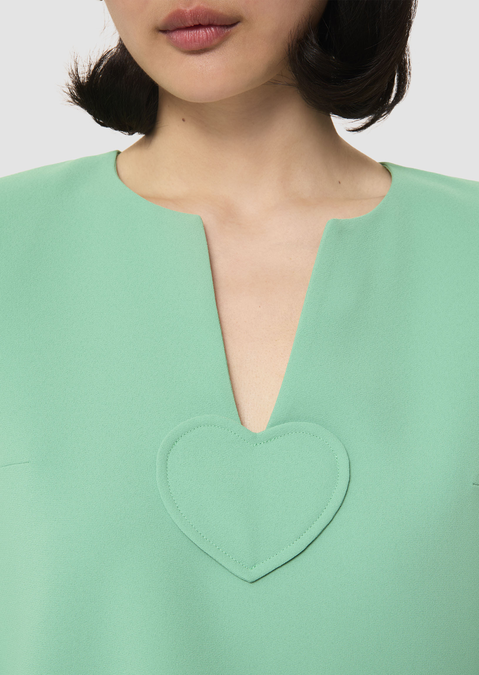 Robe Tunique Lela Rose En Crêpe Vert - Tailles 2, 4, 8 - Neuf Avec étiquettes