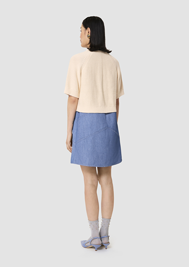 Gilet Gracy écru en coton Ecru TARA JARMON