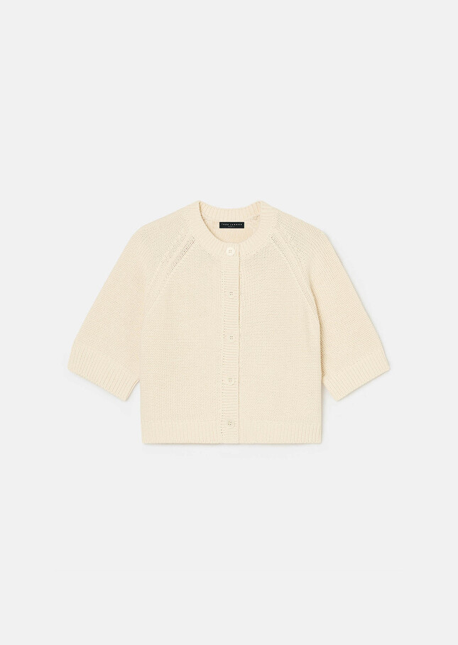 Gilet Gracy écru en coton Ecru TARA JARMON