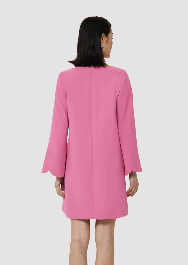 Robe Rossie rose en crêpe Rose TARA JARMON