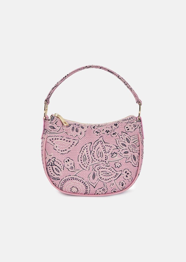 Sac Silva rose imprimé bandana Bois de rose TARA JARMON