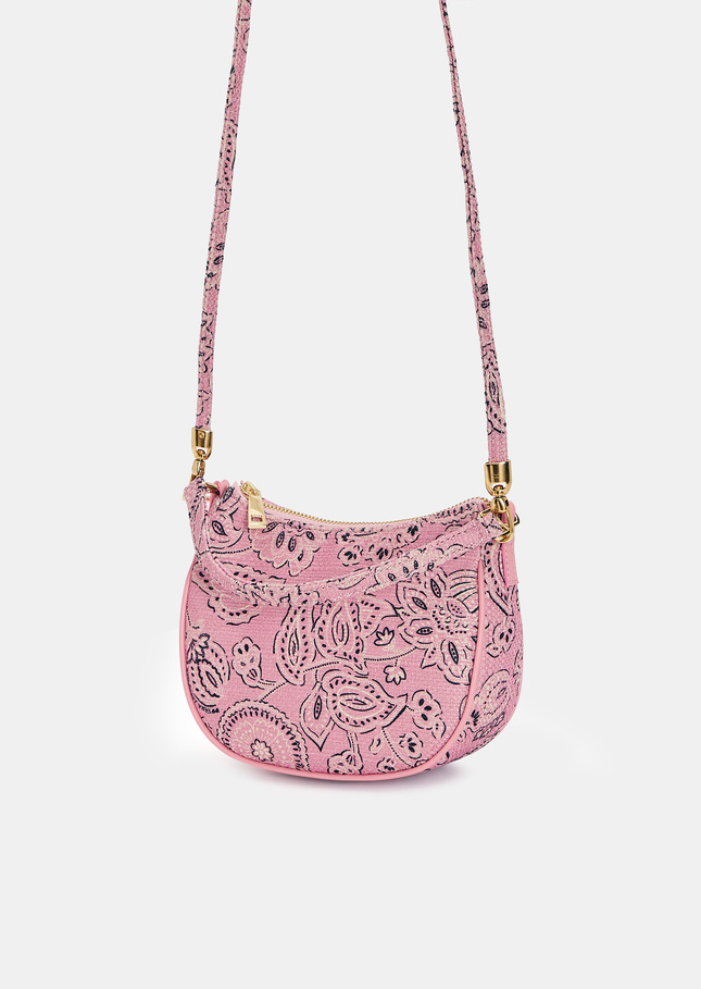 Sac Silva rose imprimé bandana Bois de rose TARA JARMON