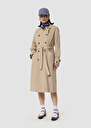 Trench-coat Ivon beige en garbardine de coton Beige TARA JARMON