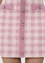 Jupe Jani rose en vichy Craie, Vieux rose TARA JARMON