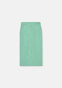 Jupe Justina verte en tissu flammé Vert TARA JARMON