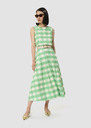 Jupe Javoue verte en vichy Nuit, Rose, Vert TARA JARMON