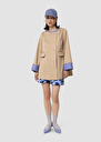 Manteau Matilda beige en coton Sable TARA JARMON