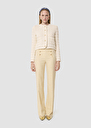Pantalon Pepino jaune en toile tailleur Vanille TARA JARMON