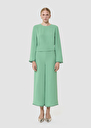 Pantalon Positive vert en crêpe Coquelicot, Vert TARA JARMON