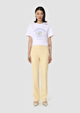 Pantalon Papillon jaune en toile double Blush, Gris, Nuit, Vanille TARA JARMON