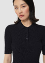 Pull Paloma bleu nuit en maille fine Horizon, Nuit, Vanille TARA JARMON