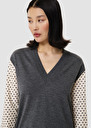 Pull Primeblue gris en coton et laine merinos Gris chine TARA JARMON
