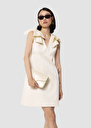 Robe Remarquable écrue en lin satiné Coquelicot, Ecru TARA JARMON
