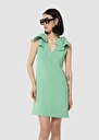 Robe Remarquable verte en crêpe Vert TARA JARMON