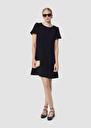 Robe Rosalia bleu nuit en crêpe Nuit TARA JARMON