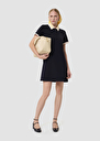 Robe Ritournelle bleu nuit en toile double Nuit TARA JARMON