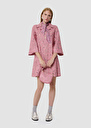 Robe Ross rose imprimé bandana Bois de rose TARA JARMON