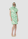 Robe Rajah verte imprimée fleuri Vert TARA JARMON