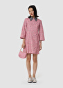 Robe Rivanna rose imprimé bandana Bois de rose TARA JARMON