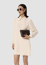 Robe Rolfo écrue en crêpe Ecru TARA JARMON