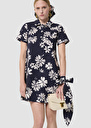Robe Ritournella bleu nuit imprimé fleuri Nuit, Vert TARA JARMON