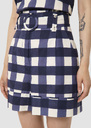 Short Shelby bleu nuit en vichy Nuit, Vert TARA JARMON