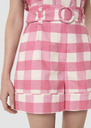 Short Shelby rose en vichy Nuit, Rose, Vert TARA JARMON