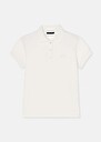 Polo Tammy blanc en coton Blanc, Pistache TARA JARMON