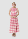 Top Tepee rose en vichy Nuit, Rose TARA JARMON