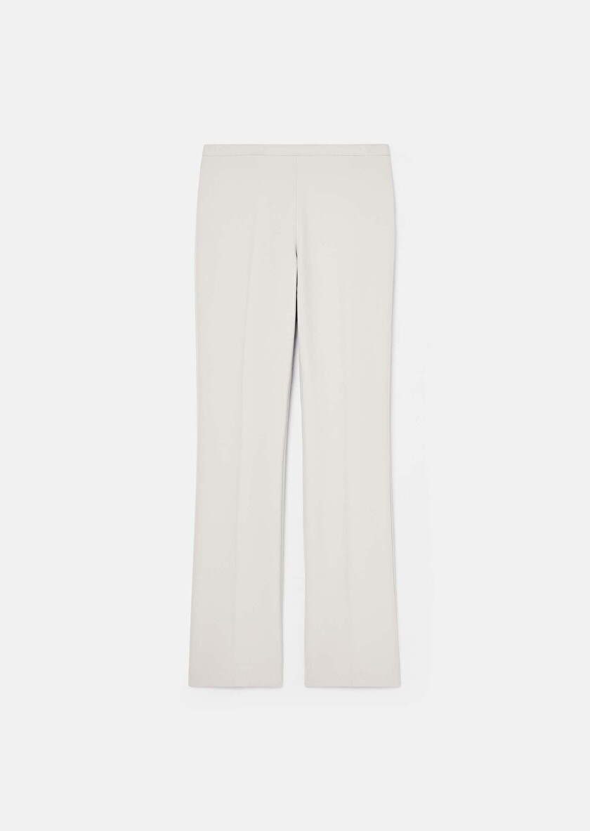 Pantalon Papillon gris en toile double Gris TARA JARMON