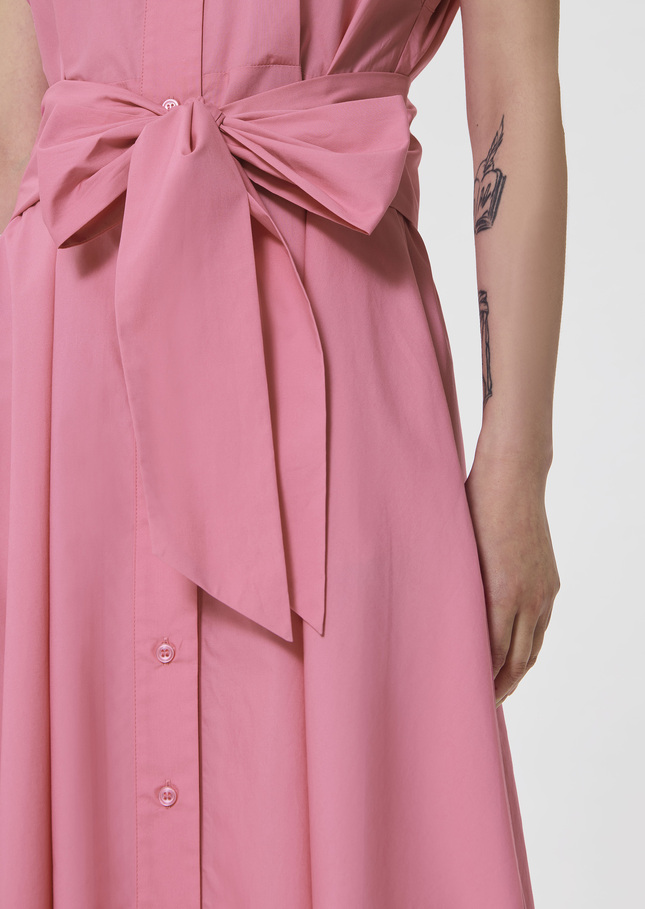 Robe Rosia rose en popeline Rose TARA JARMON