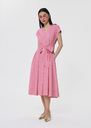 Robe Rosia rose en popeline Nuit, Rose TARA JARMON