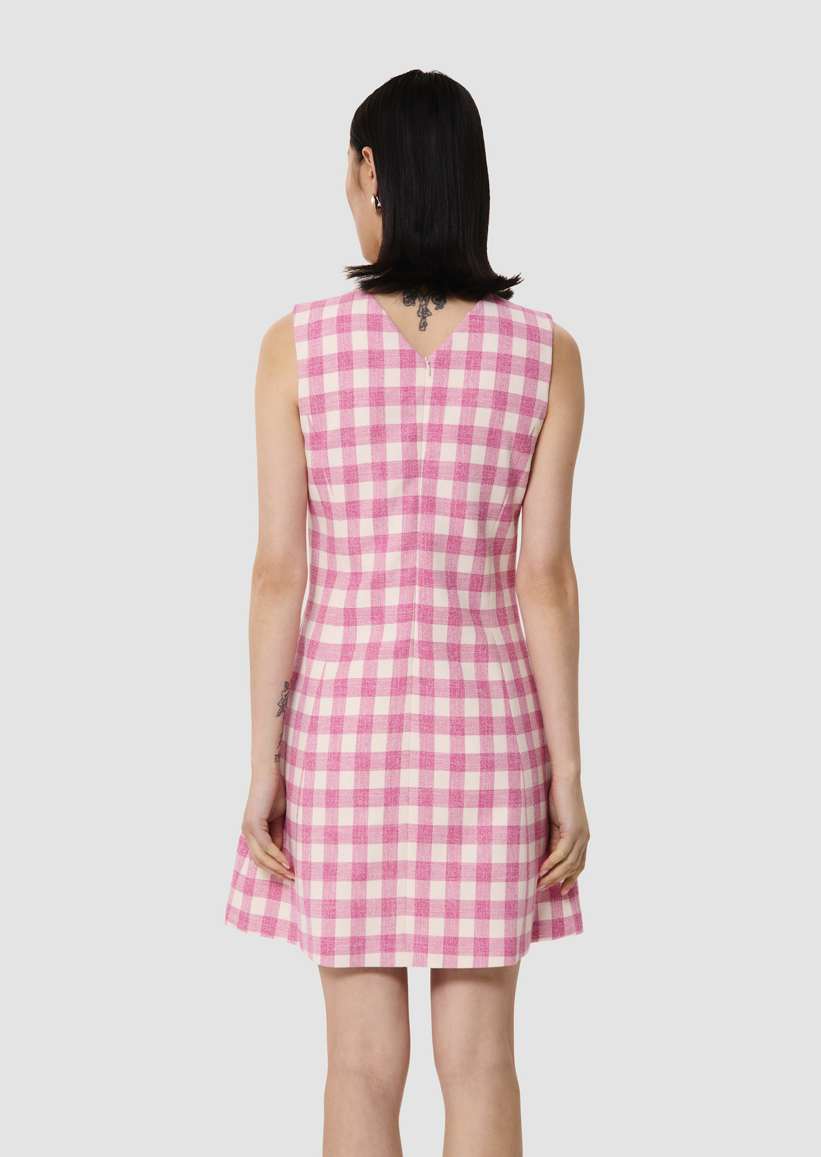 Russell Robe Robe Russell rose en vichy | TARA JARMON