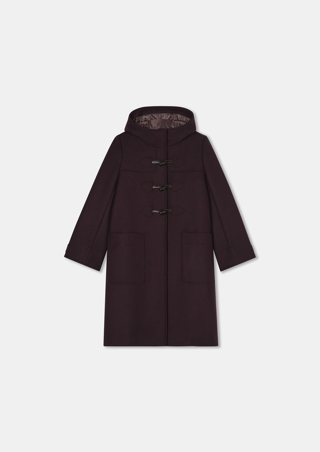 Manteau Manoela bordeaux en laine Figue TARA JARMON