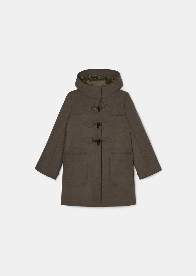 Manteau Manoelli marron en laine Noisette TARA JARMON