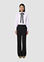 Pantalon Poupette noir en toile tailleur Noir TARA JARMON