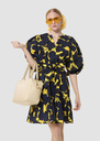 Robe Rosabetta jaune imprimée cerises Mimosa TARA JARMON