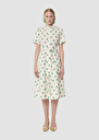 Robe Ricochet verte imprimé coeurs Pistache TARA JARMON