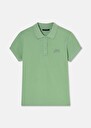 Polo Tammy vert en coton Blanc, Pistache TARA JARMON