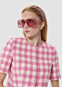 Veste Vanita rose en vichy Bonbon TARA JARMON