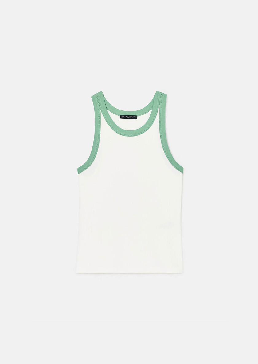 Débardeur Femme Tara Jarmon Taille 36 En Angora Mélangée - Occasion Très Bon état - Multicolore